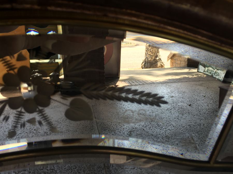 Beautifully Etched And Beveled Mirror Made In Italy [Photo 8]