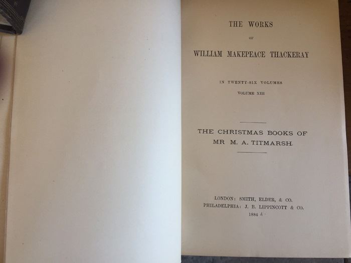 Vintage Book Lot The Works Of William Makepeace Thackeray 1884 [Photo 7]