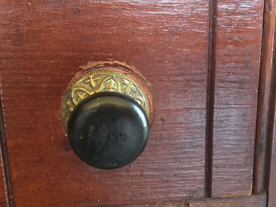 Golden Fleece Spool Cabinet Counter Type Slant Front Desk With Inkwell Estimate $400-$600 [Photo 6]