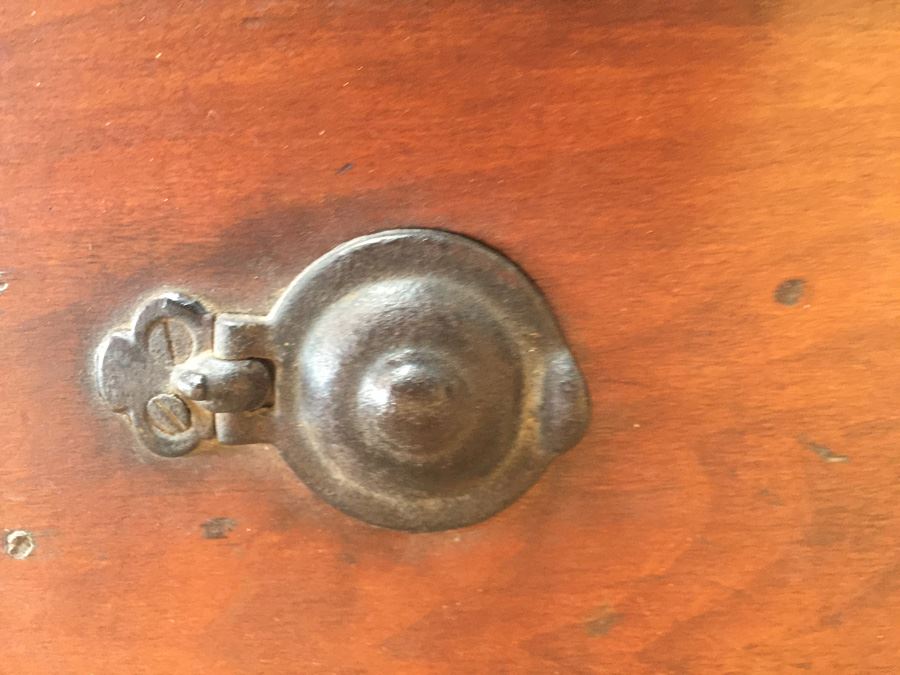 Golden Fleece Spool Cabinet Counter Type Slant Front Desk With Inkwell Estimate $400-$600 [Photo 9]