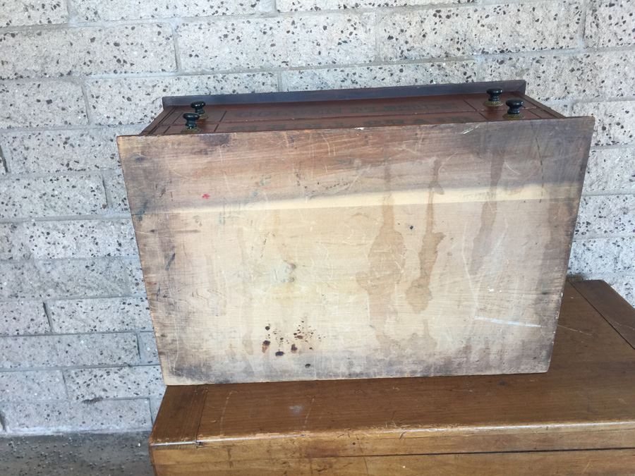 Golden Fleece Spool Cabinet Counter Type Slant Front Desk With Inkwell Estimate $400-$600 [Photo 14]