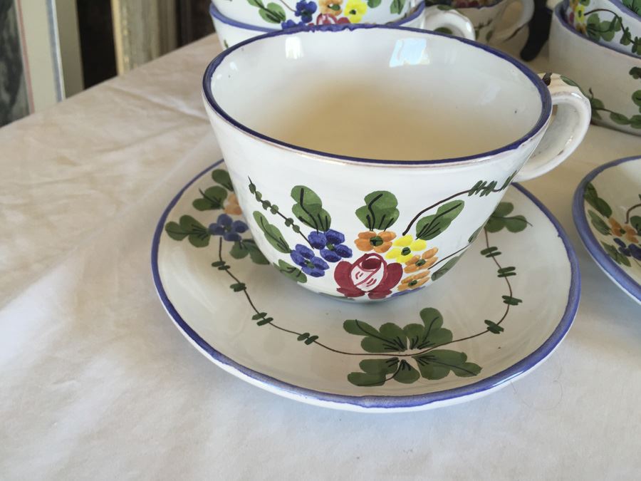 Vintage Santa Barbara Peru Lynn Von Kersting Ivy Restaurant Pattern Pottery 1983 [Photo 7]