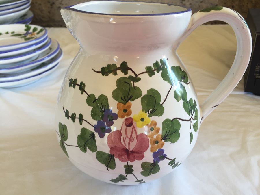 Vintage Santa Barbara Peru Lynn Von Kersting Ivy Restaurant Pattern Pottery 1983 [Photo 9]