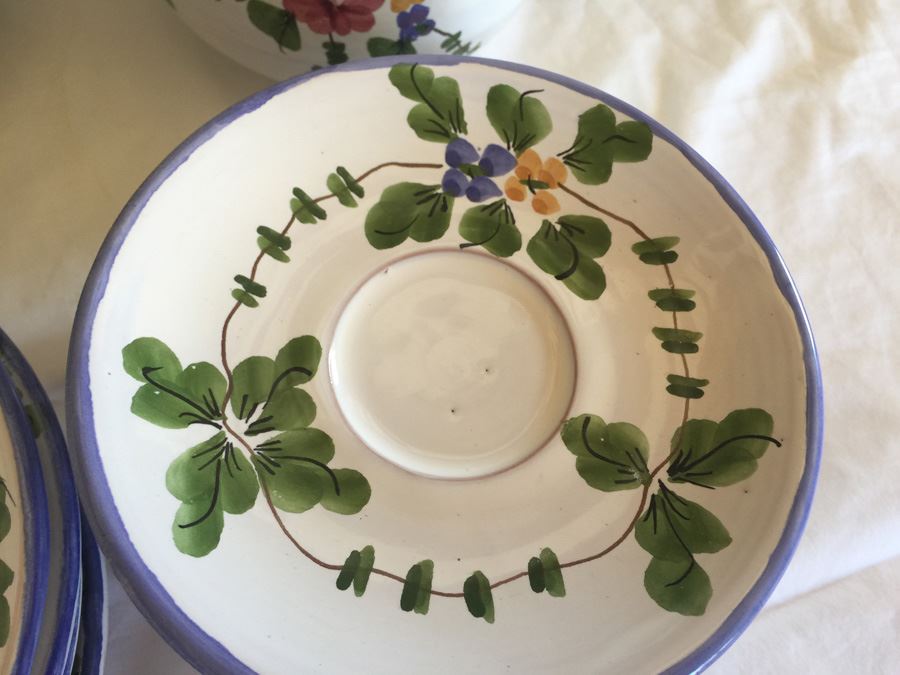 Vintage Santa Barbara Peru Lynn Von Kersting Ivy Restaurant Pattern Pottery 1983 [Photo 5]