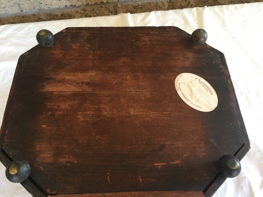 Antique Footed Box [Photo 8]