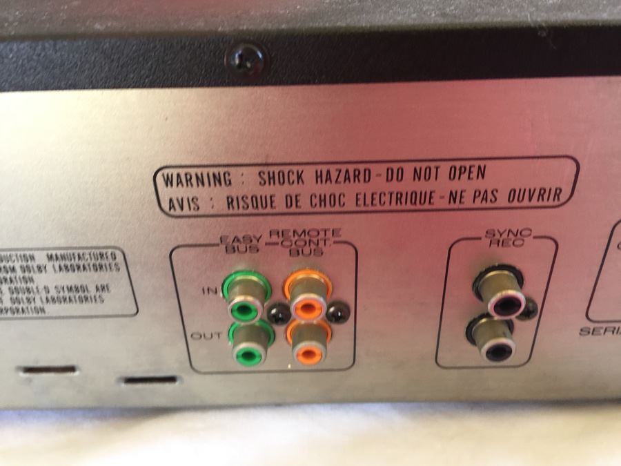 Marantz Dual Logic Stereo Cassette Deck SD565 [Photo 6]