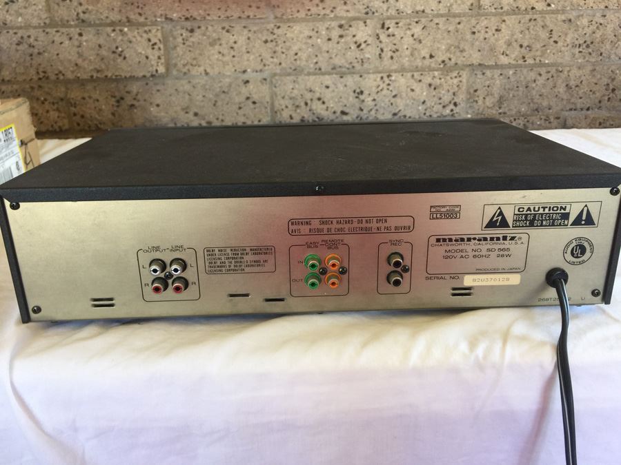 Marantz Dual Logic Stereo Cassette Deck SD565 [Photo 4]