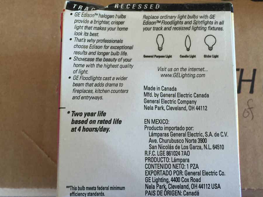GE Edison 75 Indoor Floodlight (19 Bulbs) [Photo 3]