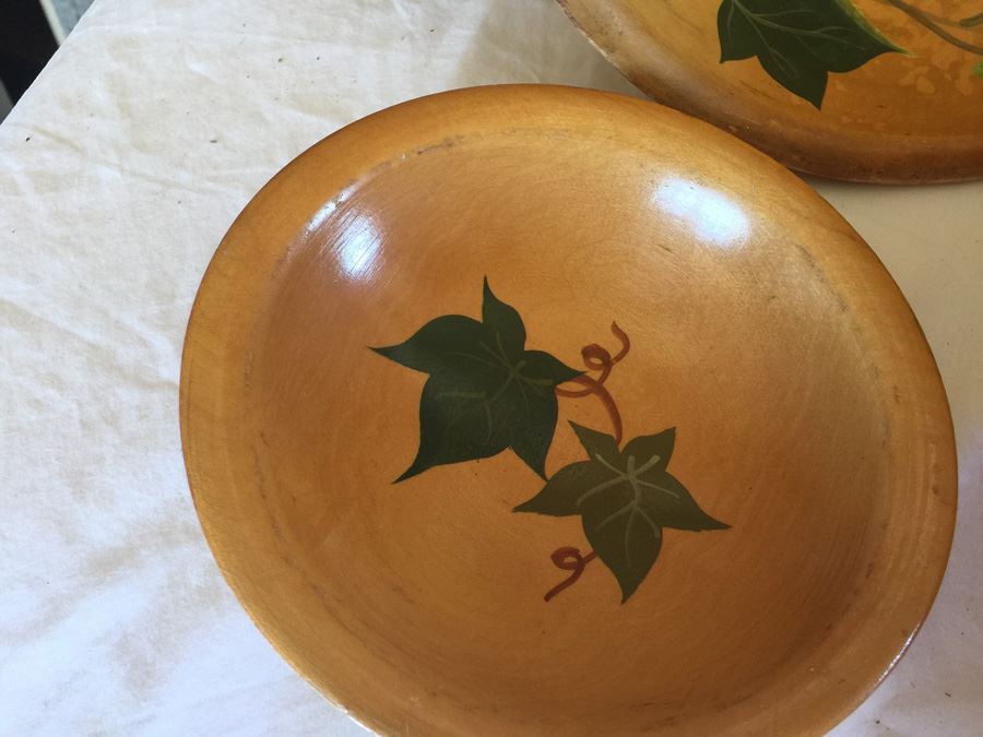 Hand Painted Wooden Bowl Lot [Photo 6]
