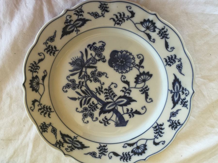 Set Of 3 Blue Danube China Plates [Photo 2]