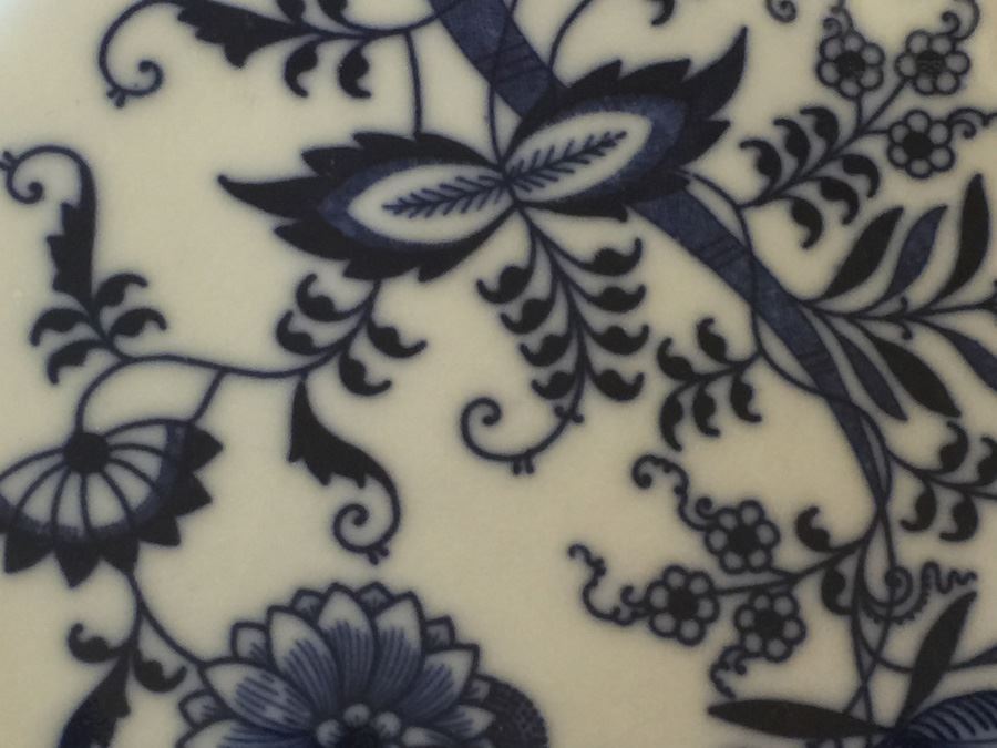 Set Of 3 Blue Danube China Plates [Photo 3]