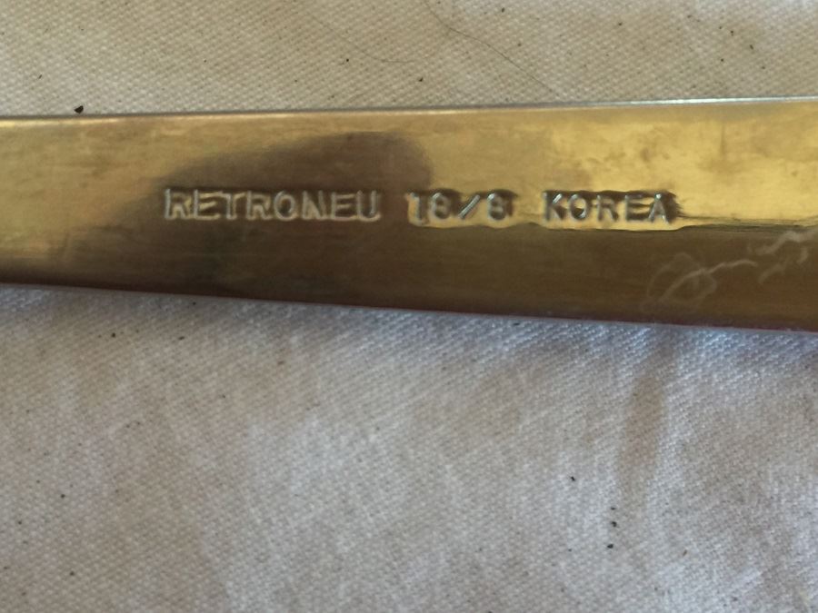 Flatware Set Retroneu With Steak Knife [Photo 3]