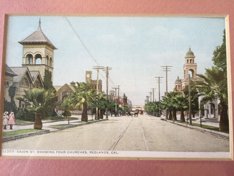 Framed Redlands Pride Fruit Label With Vintage Redlands Postcards [Photo 6]
