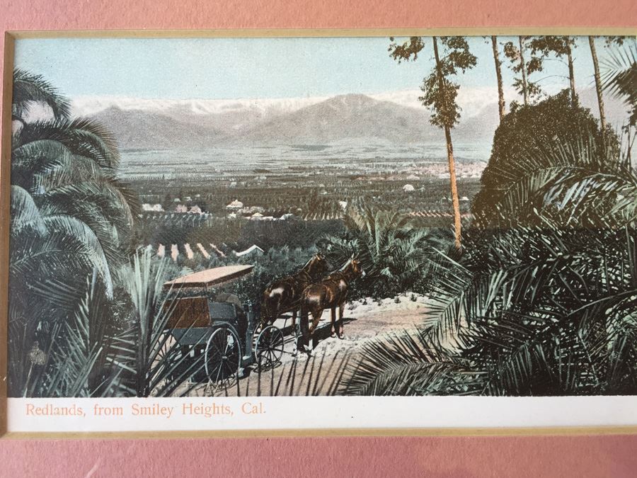 Framed Redlands Pride Fruit Label With Vintage Redlands Postcards [Photo 5]
