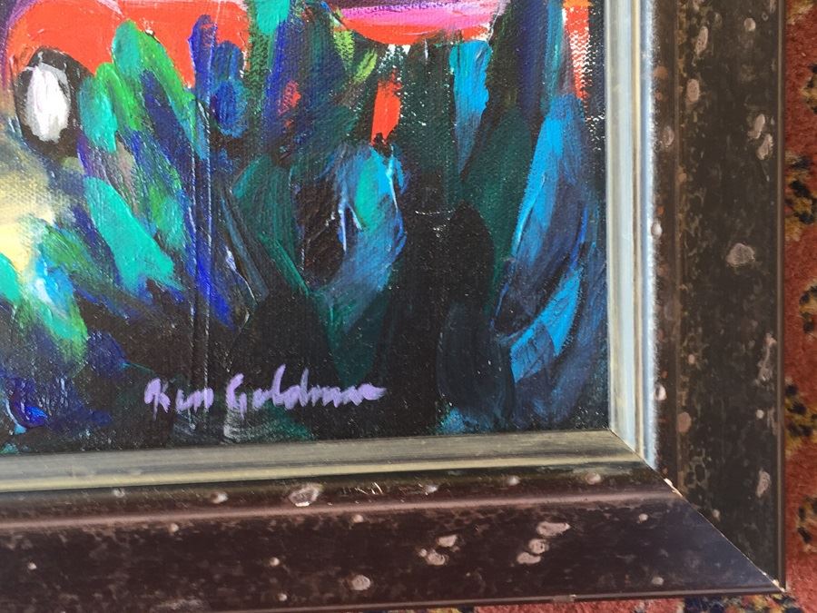 Framed Original California Plein Air Painting By Ken Goldman (California Artist) [Photo 3]