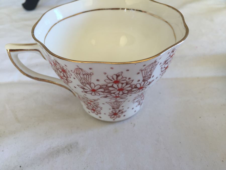 Set Of 6 Vintage English And French China Cups And Saucers [Photo 20]