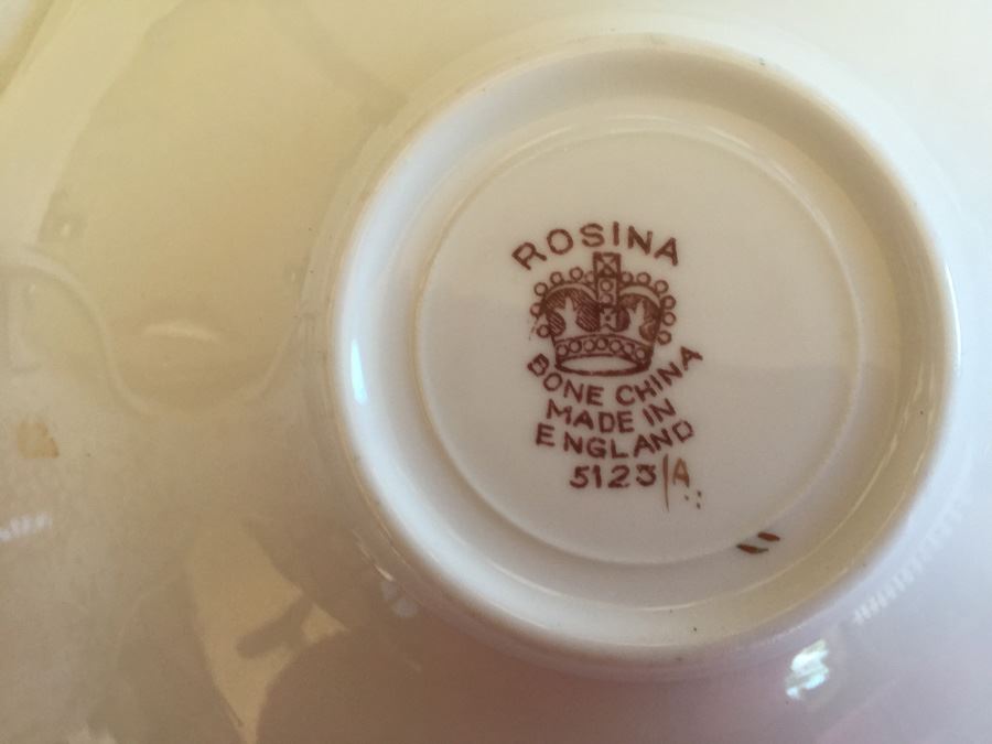 Set Of 6 Vintage English And French China Cups And Saucers [Photo 24]