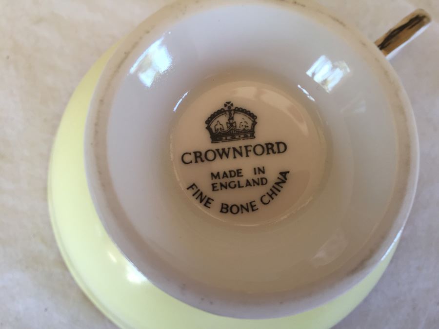 Set Of 6 Vintage English And French China Cups And Saucers [Photo 18]