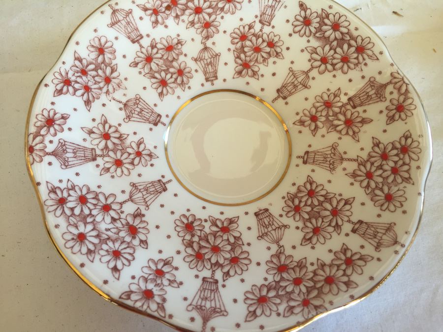 Set Of 6 Vintage English And French China Cups And Saucers [Photo 21]