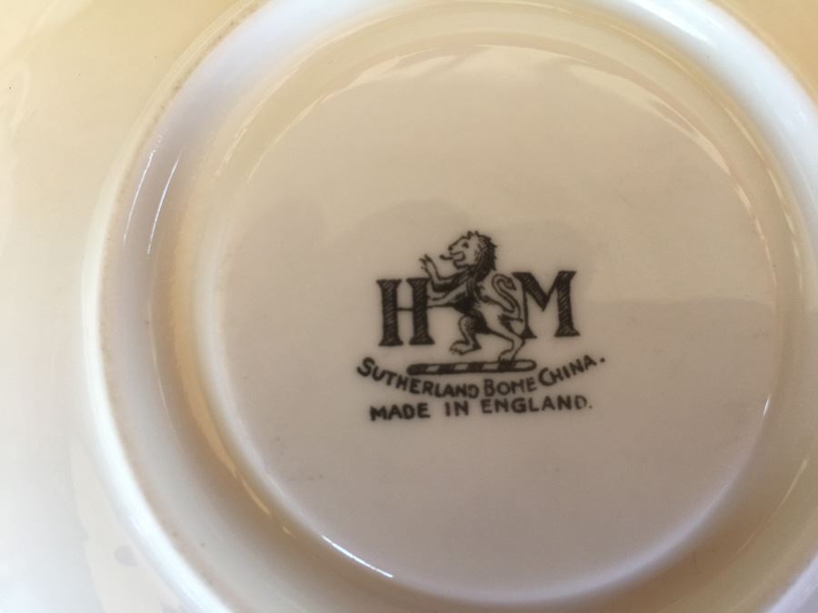 Set Of 6 Vintage English And French China Cups And Saucers [Photo 8]