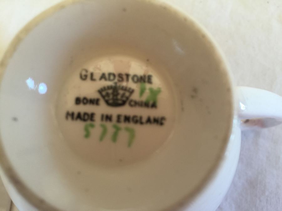 Set Of 6 Vintage English And French China Cups And Saucers [Photo 12]