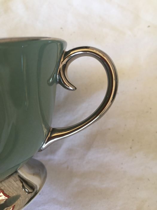 Flintridge China Made In California Platinum Pattern China Set [Photo 13]