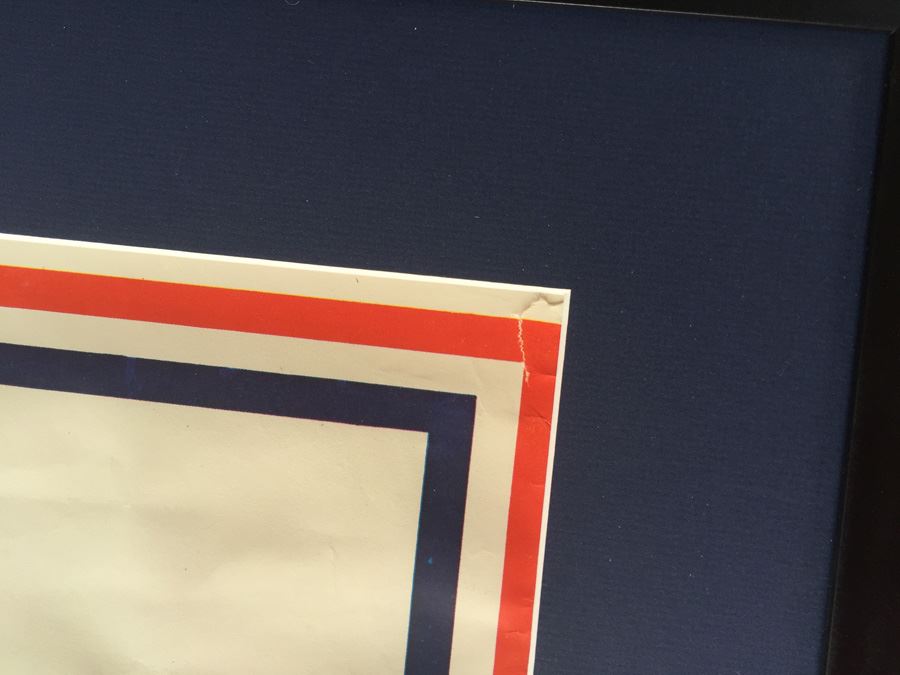 Vintage 1967 Reproduction Framed 'I Want You For U.S. Army Recruiting Station' By James Montgomery Flagg [Photo 4]