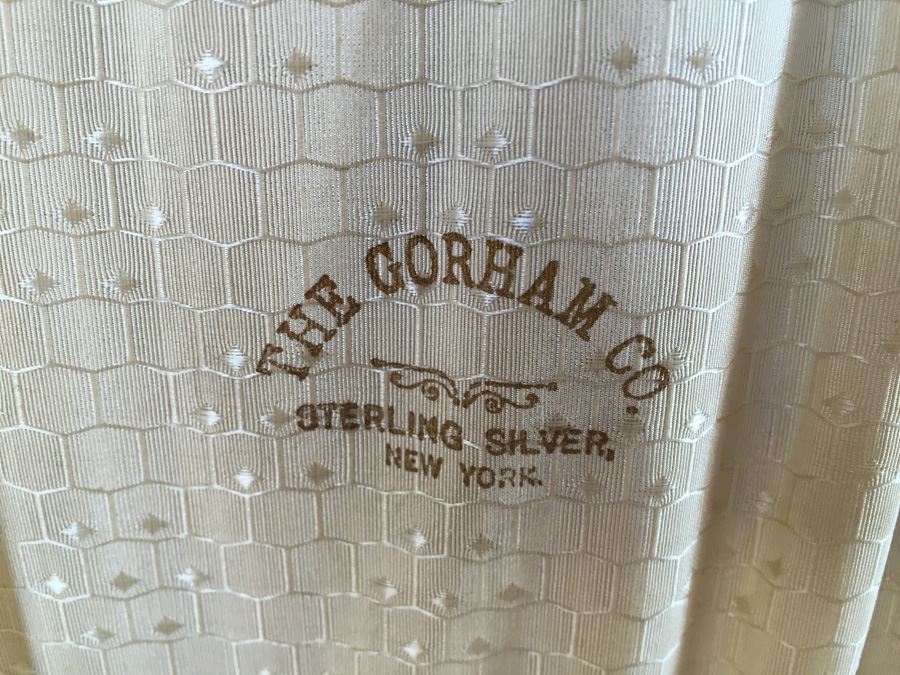 Antique 1912 The Gorham Co New York Sterling Silver Box With Copper Name Plate [Photo 2]