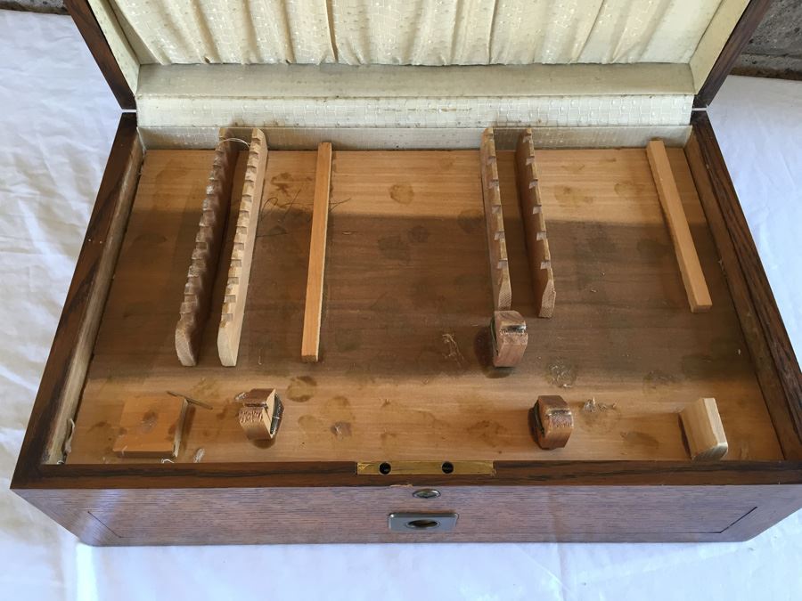 Antique 1912 The Gorham Co New York Sterling Silver Box With Copper Name Plate [Photo 10]