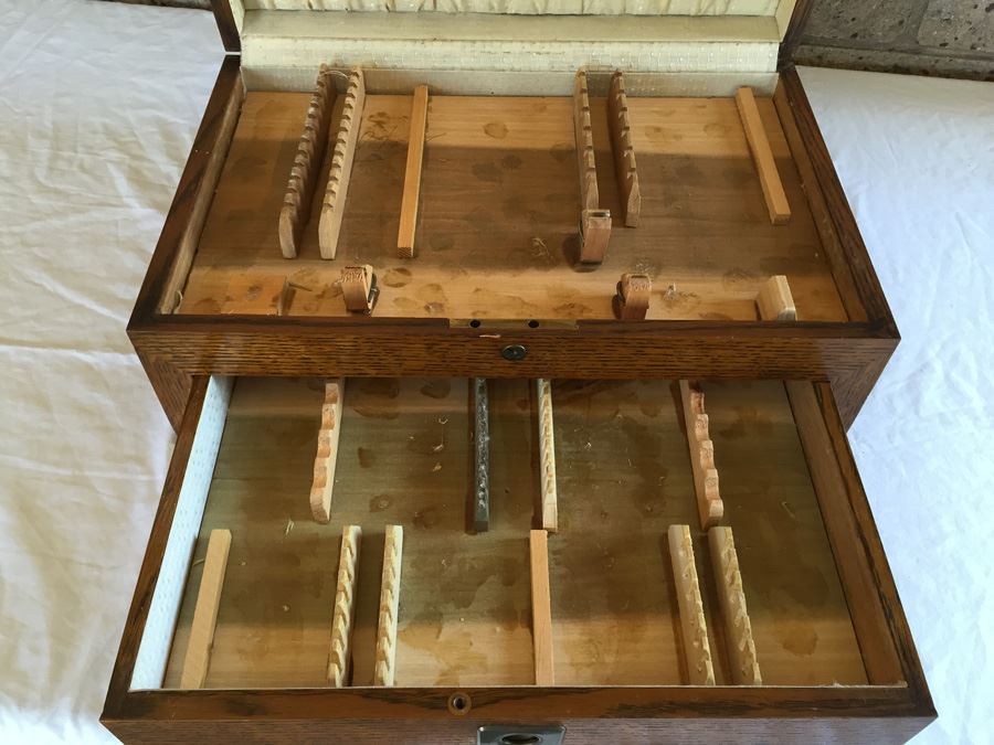 Antique 1912 The Gorham Co New York Sterling Silver Box With Copper Name Plate [Photo 11]