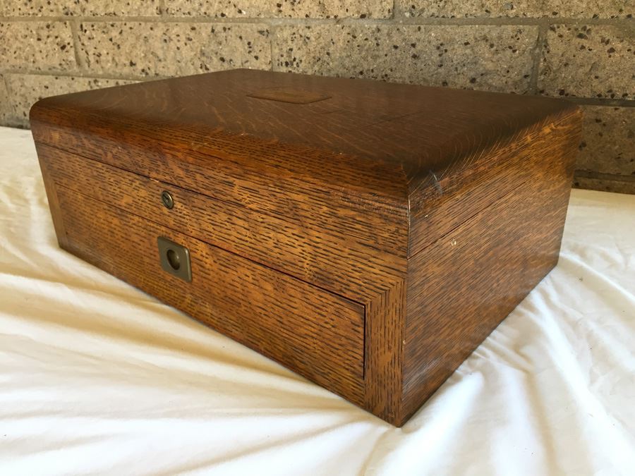 Antique 1912 The Gorham Co New York Sterling Silver Box With Copper Name Plate [Photo 8]