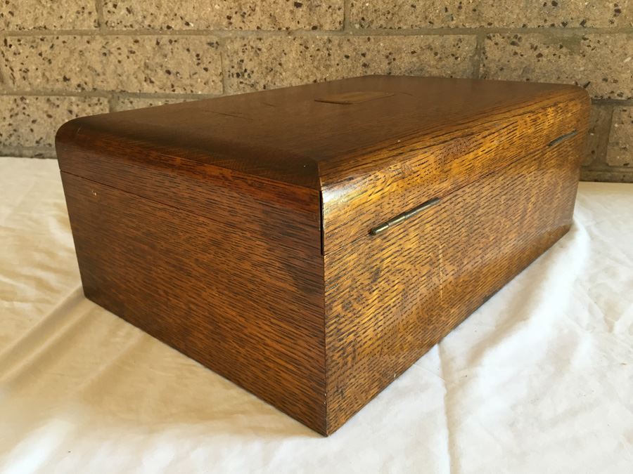 Antique 1912 The Gorham Co New York Sterling Silver Box With Copper Name Plate [Photo 9]