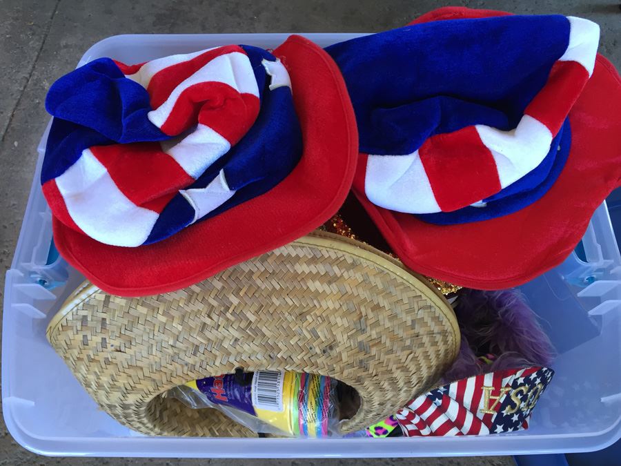 Five Tubs Of Holiday Decorations And Party Supplies [Photo 20]