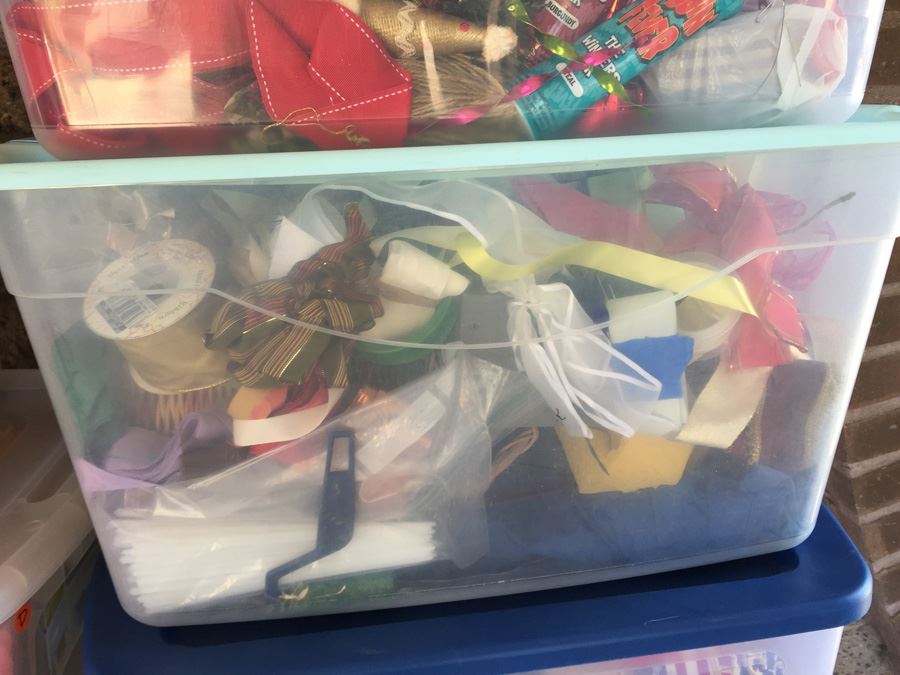 Five Tubs Of Holiday Decorations And Party Supplies [Photo 5]