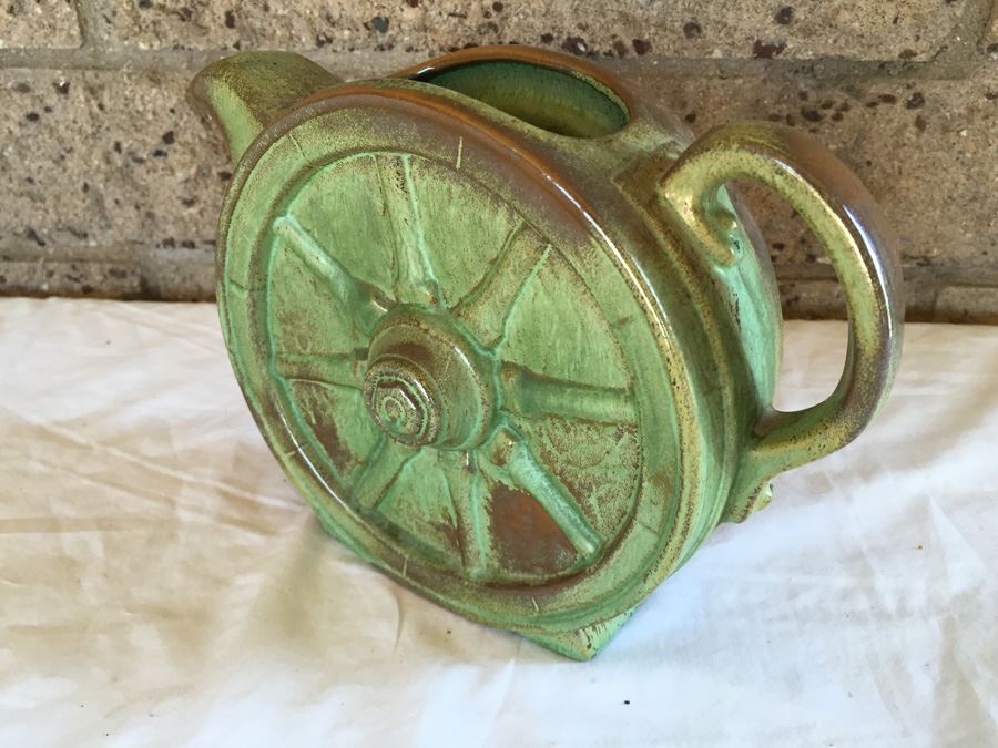 Vintage Frankoma Pottery Wagon Wheel [Photo 2]