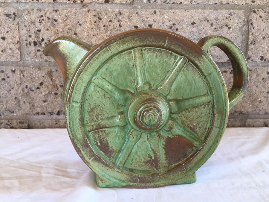 Vintage Frankoma Pottery Wagon Wheel [Photo 10]