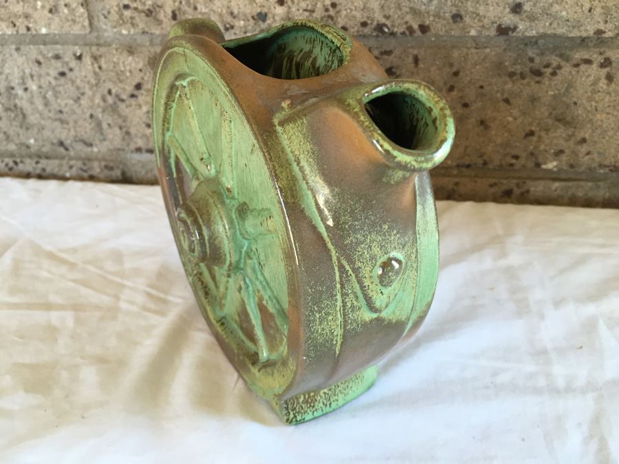 Vintage Frankoma Pottery Wagon Wheel [Photo 6]