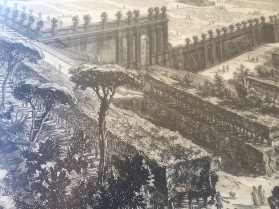 The Villa Pamphili (Villa Panfili) Etching By Giovanni Battista Piranesi Italian (1720 - 1778) Estimate $3,000-$3,500 [Photo 15]