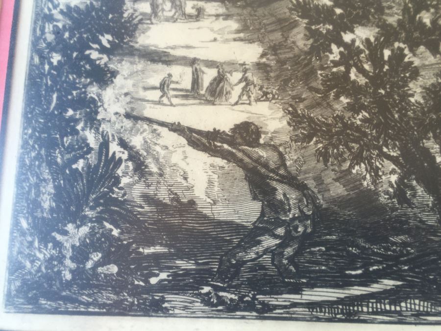 The Villa Pamphili (Villa Panfili) Etching By Giovanni Battista Piranesi Italian (1720 - 1778) Estimate $3,000-$3,500 [Photo 3]