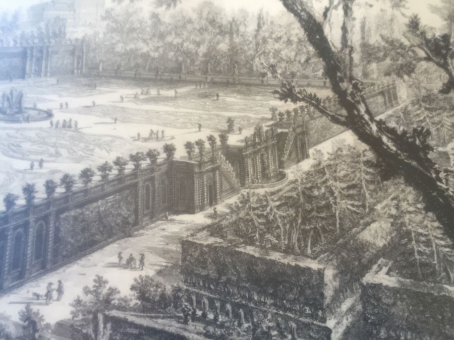 The Villa Pamphili (Villa Panfili) Etching By Giovanni Battista Piranesi Italian (1720 - 1778) Estimate $3,000-$3,500 [Photo 10]