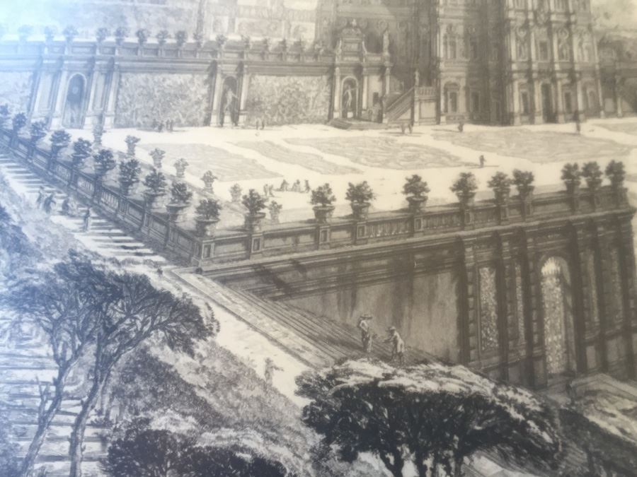 The Villa Pamphili (Villa Panfili) Etching By Giovanni Battista Piranesi Italian (1720 - 1778) Estimate $3,000-$3,500 [Photo 12]