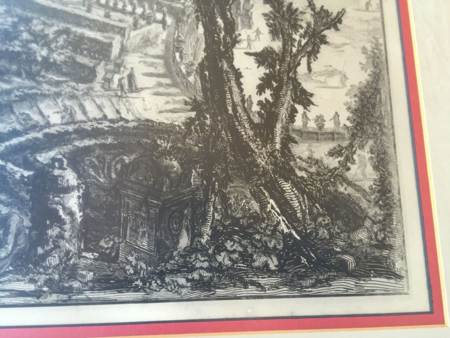 The Villa Pamphili (Villa Panfili) Etching By Giovanni Battista Piranesi Italian (1720 - 1778) Estimate $3,000-$3,500 [Photo 18]