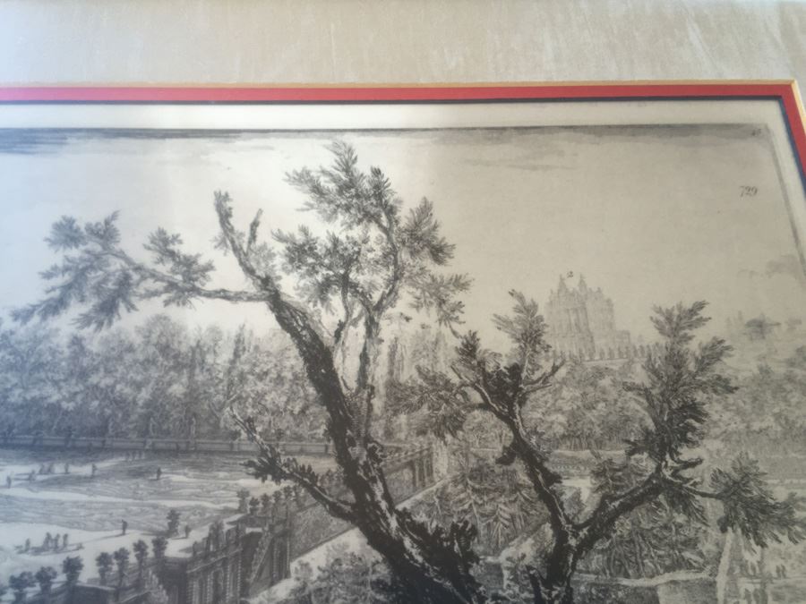 The Villa Pamphili (Villa Panfili) Etching By Giovanni Battista Piranesi Italian (1720 - 1778) Estimate $3,000-$3,500 [Photo 8]