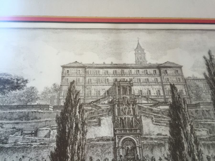 Veduta Della Villa Estnse in Tivoli (View Of The Villa d'Este, Tivoli) From Views Of Rome Etching By Giovanni Battista Piranesi Italian (1720 - 1778) Estimate $1,500-$3,000 [Photo 6]