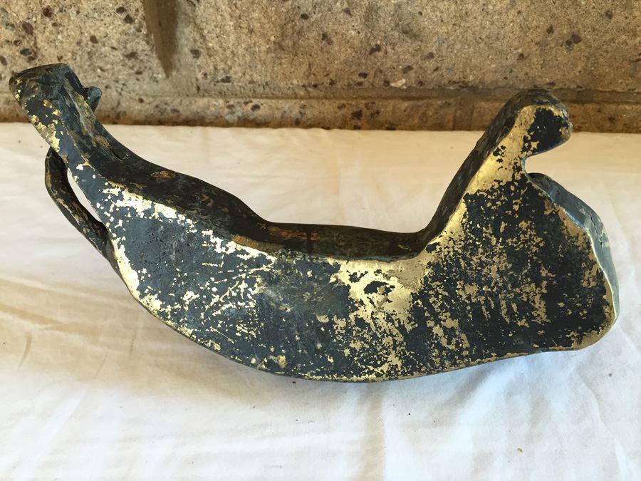 Vintage Brass Cat Sculpture [Photo 7]