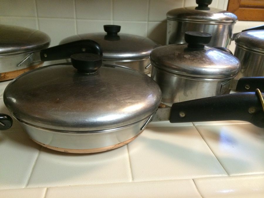 18-Piece Revere Copper Bottom Pots and Skillets with Lids [Photo 3]