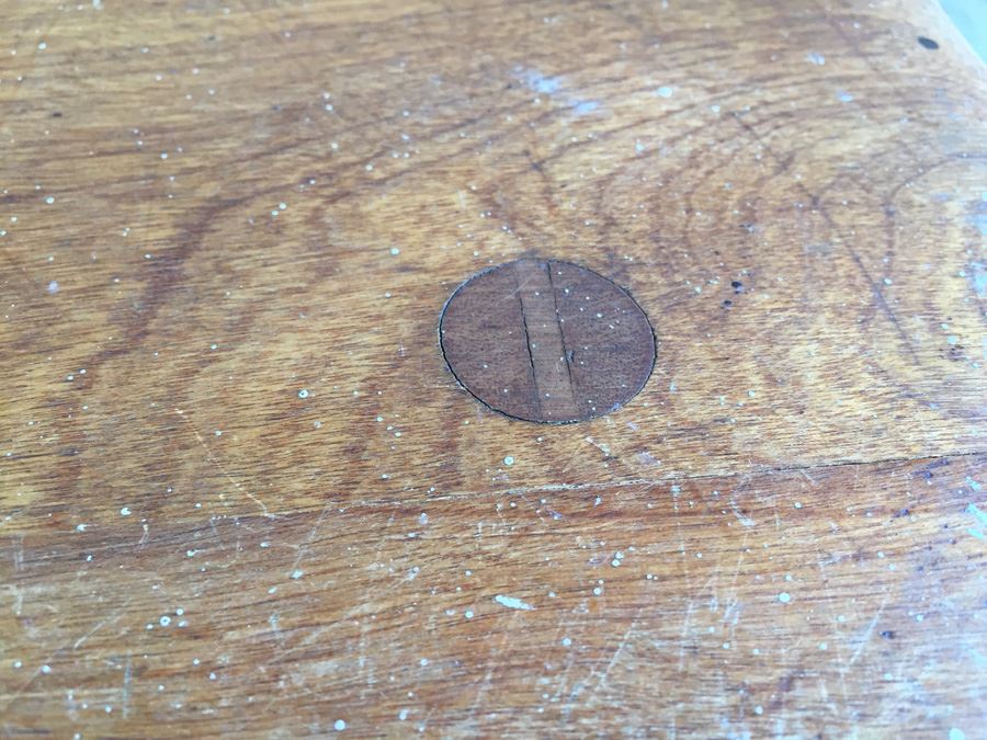 Vintage Wood Stool Cushman Colonial Creation VT [Photo 6]