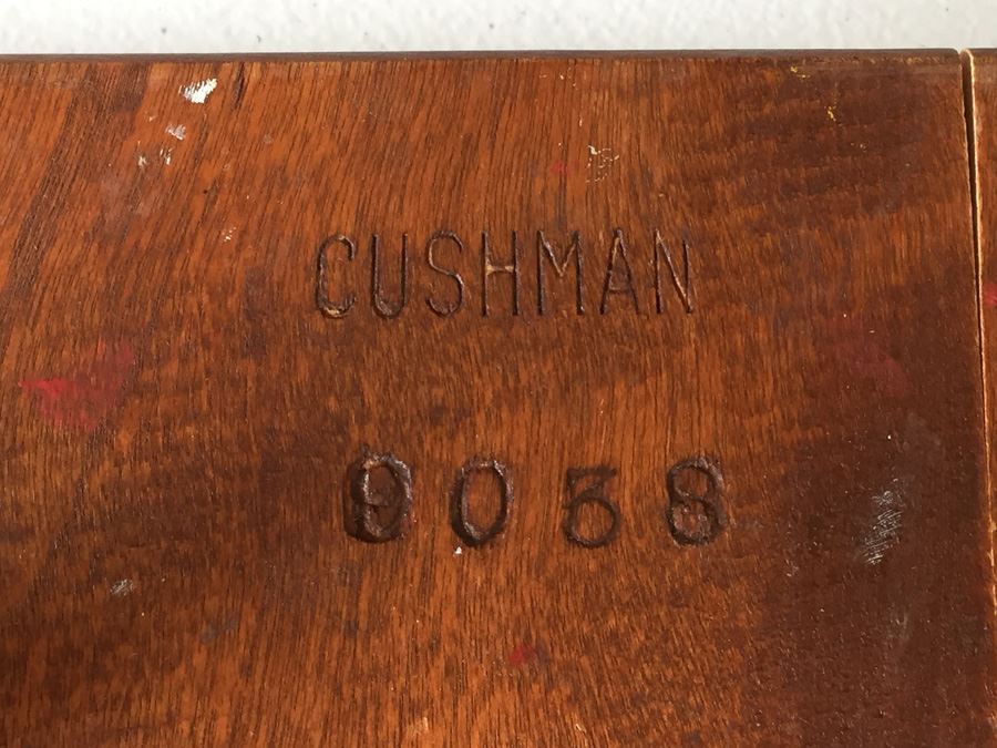 Vintage Wood Stool Cushman Colonial Creation VT [Photo 10]