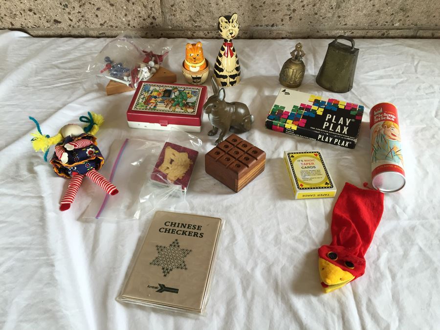 Vintage Toy And Bell Lot