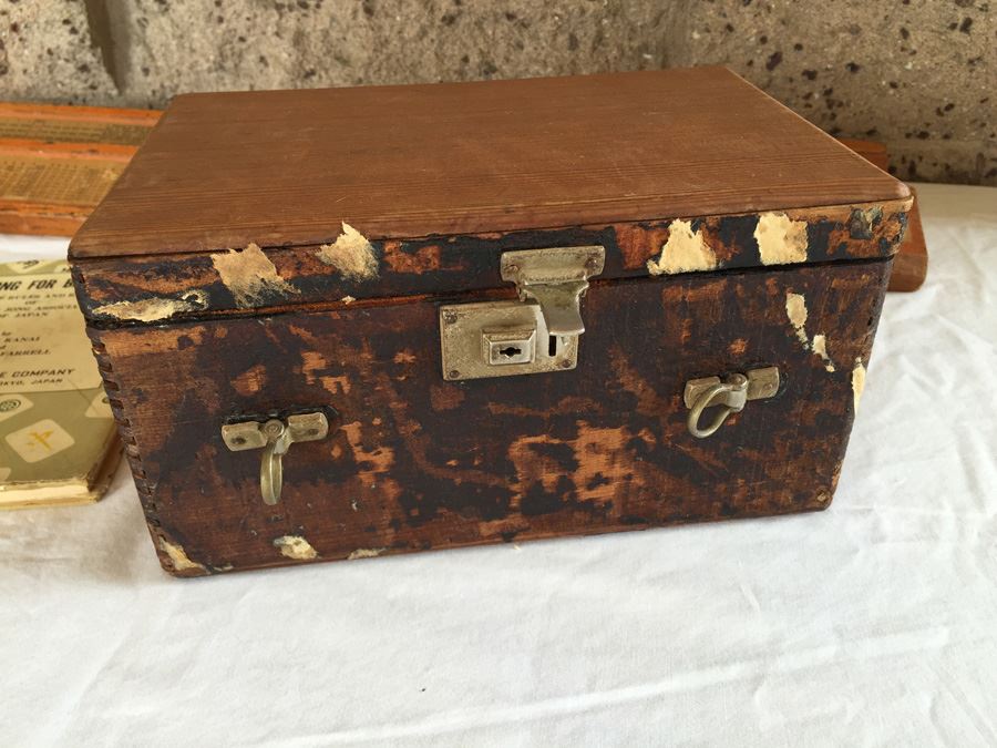 Old Mah Jong Mahjong Game In Carrying Case With Books Mahjongg Chinese Game [Photo 5]